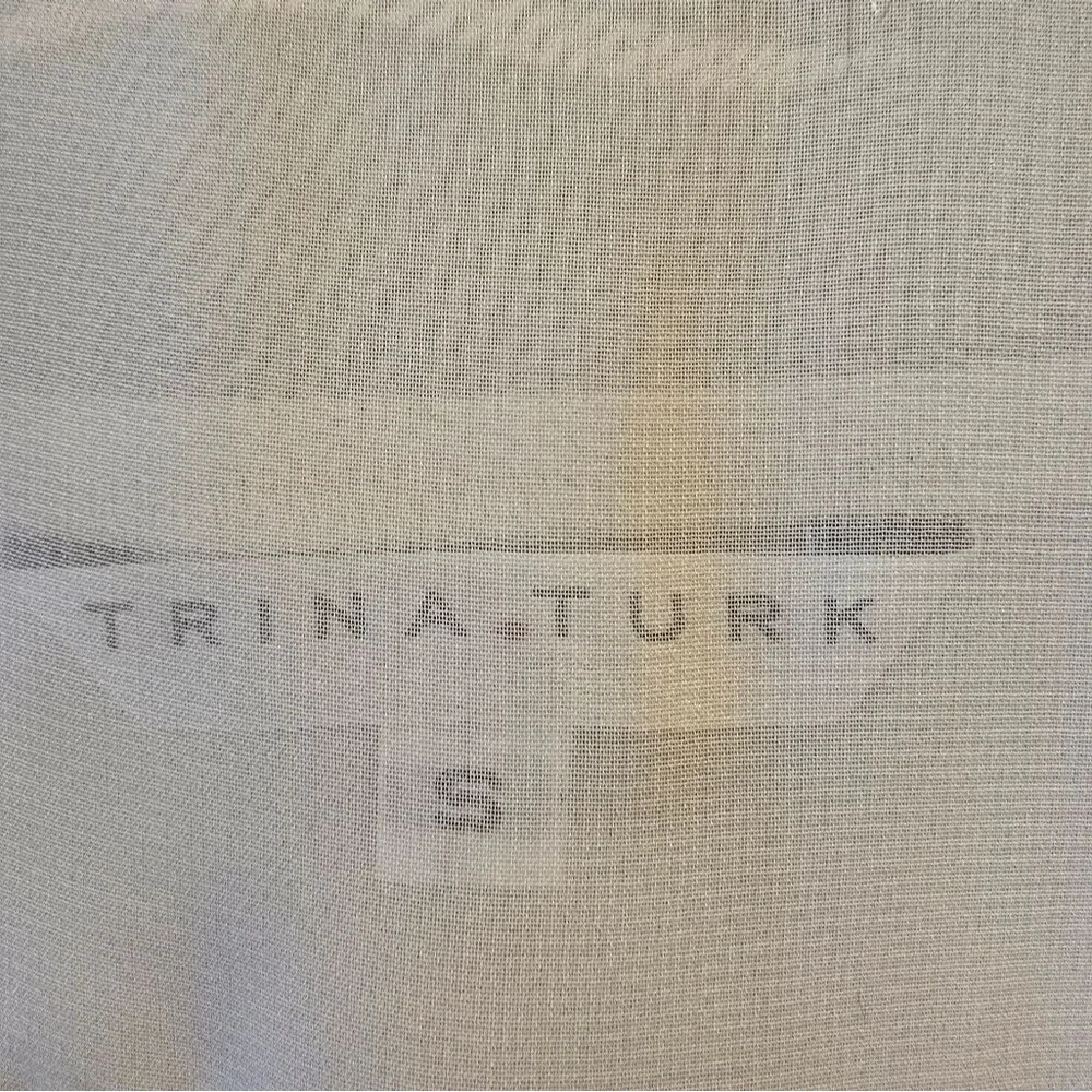 Trina Turk Hydee Shuft Dress White NWOT Sz  S - Picture 5 of 6